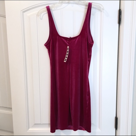NWT UO VELVET SQUARE NECK MINI DRESS - Picture 8 of 8